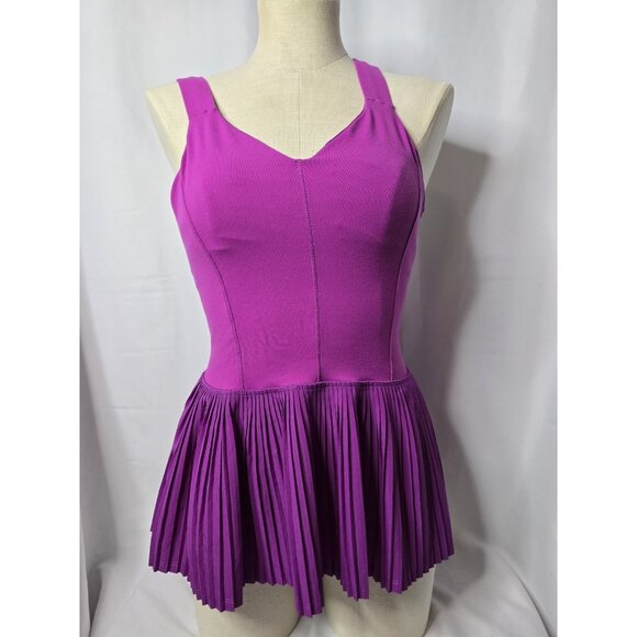 Lululemon Pleated Peplum “City Tank” - Ultra Violet, Size 6 - Picture 1 of 13